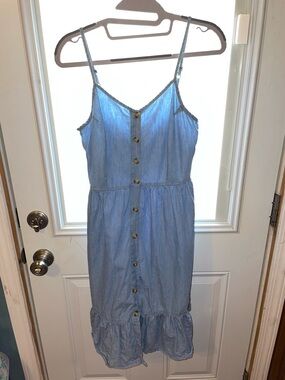 Denim Button-Down dress